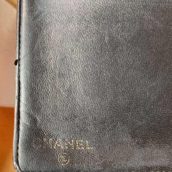 Authentic Chanel Classic n Black Caviar Leather Cc French Kisslock Wallet - Picture 13 of 17